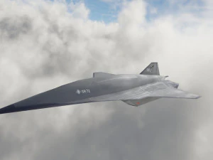 Lockheed Martin SR-72 Son of Blackbird 3D Model