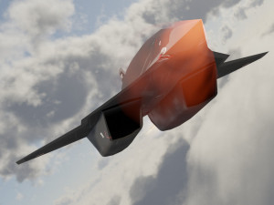 Lockheed Martin SR-72 Son of Blackbird 3D Model