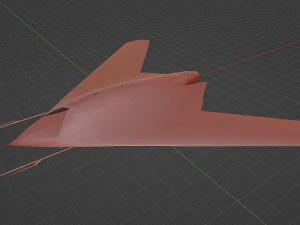 Sukhoi S-70 Okhotnik 3D Model