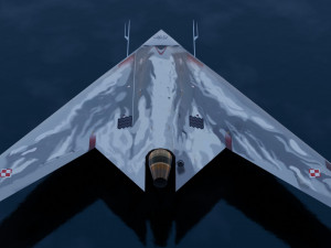 Sukhoi S-70 Okhotnik 3D Model