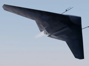 Sukhoi S-70 Okhotnik 3D Model