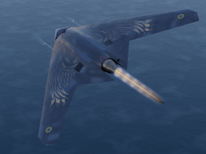 Sukhoi S-70 Okhotnik 3D Model