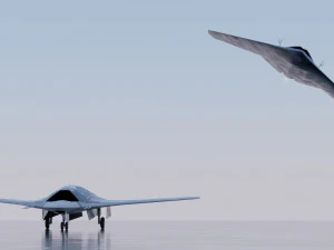 Sukhoi S-70 Okhotnik 3D Model