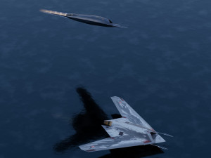 Sukhoi S-70 Okhotnik 3D Model