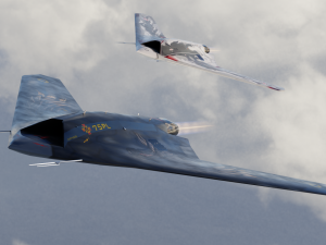 Sukhoi S-70 Okhotnik 3D Model