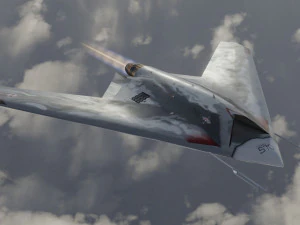 Sukhoi S-70 Okhotnik 3D Model