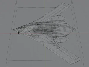Xian H-20 stealth bomber 3D Model