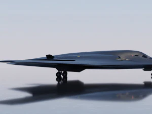 Xian H-20 stealth bomber 3D Model