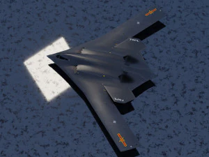 Xian H-20 stealth bomber 3D Model