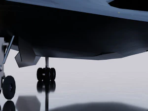 Xian H-20 stealth bomber 3D Model