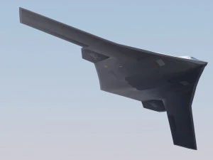 Xian H-20 stealth bomber 3D Model