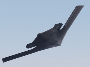 Xian H-20 stealth bomber Modello 3D