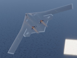Xian H-20 stealth bomber Modello 3D