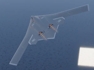 Xian H-20 stealth bomber 3D Model