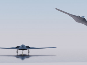 Xian H-20 stealth bomber Modello 3D