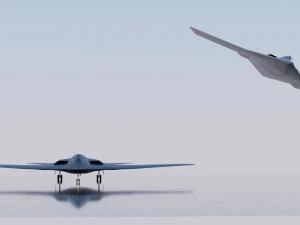 Xian H-20 stealth bomber 3D Model
