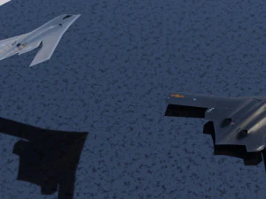 Xian H-20 stealth bomber 3D Model
