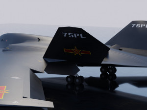 Xian H-20 stealth bomber Modello 3D