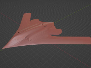 Xian H-20 stealth bomber Modello 3D