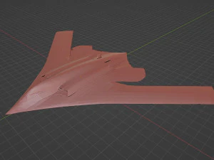 Xian H-20 stealth bomber 3D Model