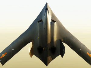 Xian H-20 stealth bomber 3D Model