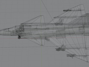 Saab JAS-37 Viggen Modelo 3D