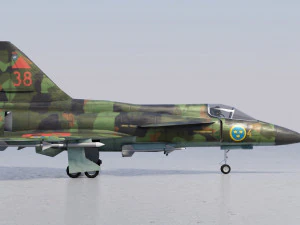 Saab JAS-37 Viggen 3D Model
