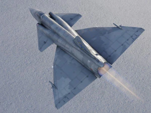 Saab JAS-37 Viggen 3D Model