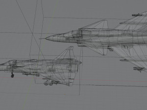 Saab JAS-37 Viggen Modelo 3D