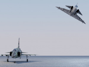 Saab JAS-37 Viggen Modelo 3D
