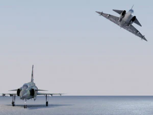 Saab JAS-37 Viggen 3D Model