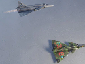 Saab JAS-37 Viggen 3D Model