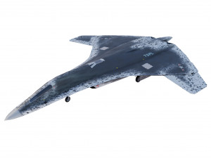 Lockheed NGAD deux - concept fighter 3Dモデル