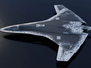 Lockheed NGAD deux - caccia di concetto Modello 3D