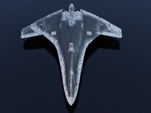 Lockheed NGAD deux - concept fighter 3D Модель