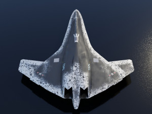 Lockheed NGAD deux - concept fighter 3D Модель