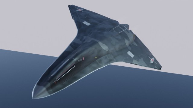 Lockheed NGAD deux - concept fighter 3D Model in Fighter 3DExport