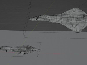 Lockheed NGAD deux - concept fighter 3D Модель