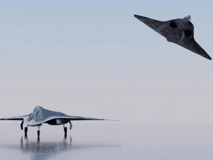 Lockheed NGAD deux - caccia di concetto Modello 3D