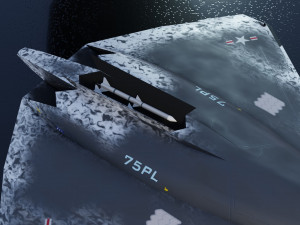 Lockheed NGAD deux - concept fighter 3D Модель