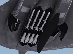 Lockheed NGAD deux - caccia di concetto Modello 3D