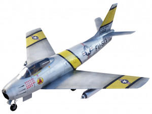 North American F-86 Sabre 3D 模型