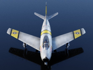 North American F-86 Sabre 3Dモデル