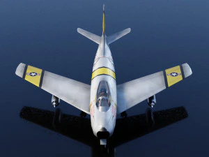 North American F-86 Sabre 3D Model