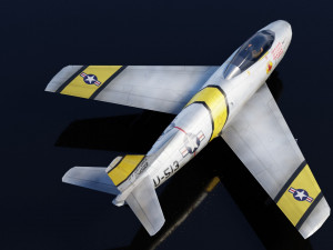 North American F-86 Sabre 3Dモデル