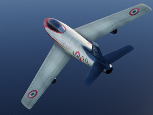 North American F-86 Sabre 3Dモデル
