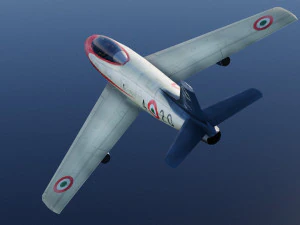 North American F-86 Sabre 3D Model