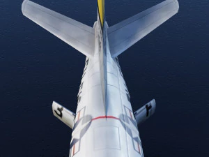 North American F-86 Sabre 3D Model
