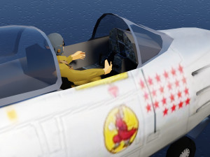 North American F-86 Sabre 3Dモデル