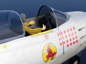 North American F-86 Sabre 3D Model